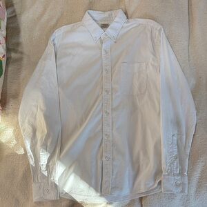Faherty White Oxford Button Down Shirt